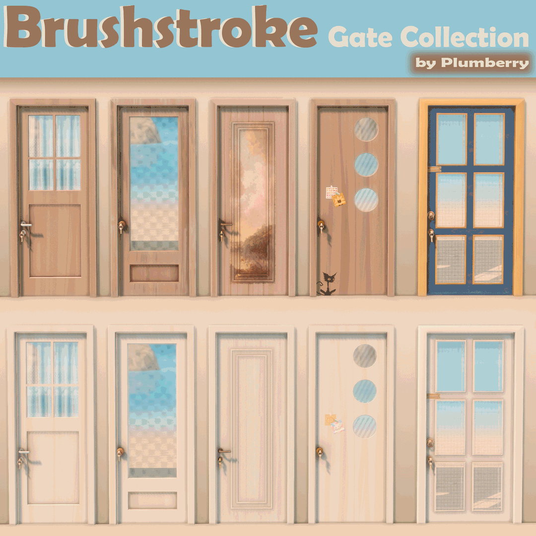 Скриншот мода Коллекция ддверей Brushstroke Gate Collection